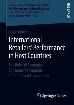 Cover of the book International Retailers' Performance in Host Countries