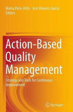 Couverture de l’ouvrage Action-Based Quality Management