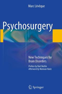 Cover of the book Psychosurgery