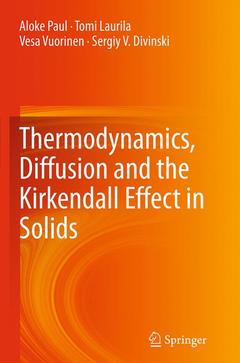 Couverture de l’ouvrage Thermodynamics, Diffusion and the Kirkendall Effect in Solids