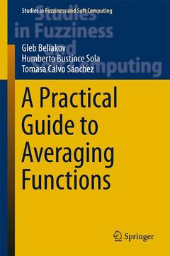 Couverture de l’ouvrage A Practical Guide to Averaging Functions