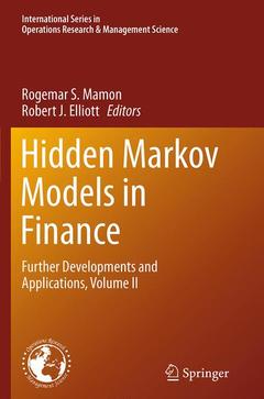 Couverture de l’ouvrage Hidden Markov Models in Finance