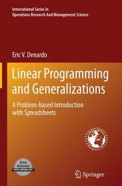Couverture de l’ouvrage Linear Programming and Generalizations