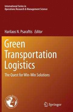 Couverture de l’ouvrage Green Transportation Logistics
