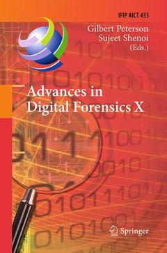 Cover of the book Advances in Digital Forensics X