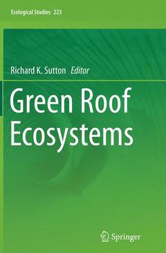 Couverture de l’ouvrage Green Roof Ecosystems