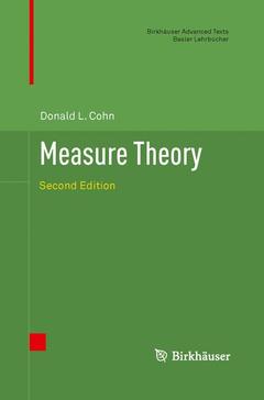 Couverture de l’ouvrage Measure Theory