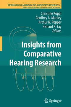 Couverture de l’ouvrage Insights from Comparative Hearing Research