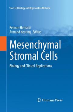Couverture de l’ouvrage Mesenchymal Stromal Cells