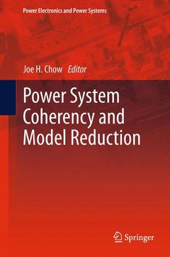 Couverture de l’ouvrage Power System Coherency and Model Reduction