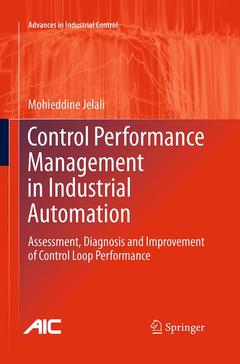 Couverture de l’ouvrage Control Performance Management in Industrial Automation