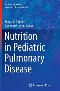 Couverture de l’ouvrage Nutrition in Pediatric Pulmonary Disease