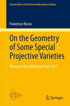 Cover of the book On the Geometry of Some Special Projective Varieties