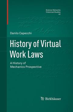 Couverture de l’ouvrage History of Virtual Work Laws