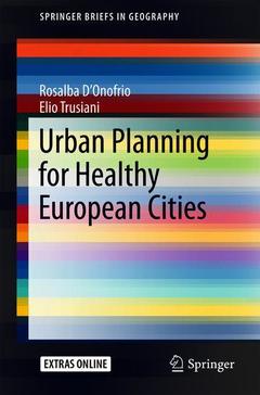 Couverture de l’ouvrage Urban Planning for Healthy European Cities