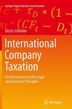 Couverture de l’ouvrage International Company Taxation