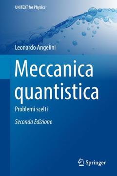 Couverture de l’ouvrage Meccanica Quantistica