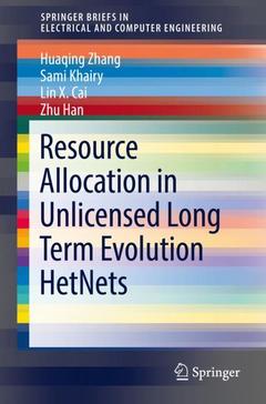 Cover of the book Resource Allocation in Unlicensed Long Term Evolution HetNets