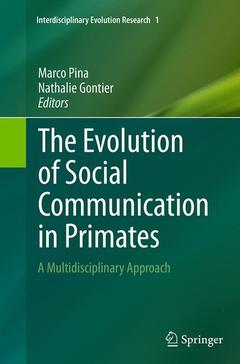 Couverture de l’ouvrage The Evolution of Social Communication in Primates