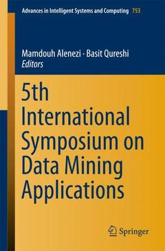 Couverture de l’ouvrage 5th International Symposium on Data Mining Applications