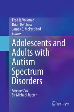 Couverture de l’ouvrage Adolescents and Adults with Autism Spectrum Disorders