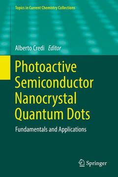 Couverture de l’ouvrage Photoactive Semiconductor Nanocrystal Quantum Dots