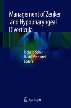 Couverture de l’ouvrage Management of Zenker and Hypopharyngeal Diverticula