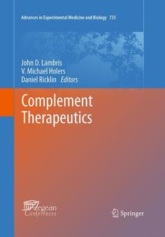 Couverture de l’ouvrage Complement Therapeutics