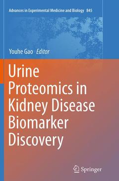Couverture de l’ouvrage Urine Proteomics in Kidney Disease Biomarker Discovery
