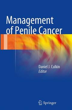 Couverture de l’ouvrage Management of Penile Cancer