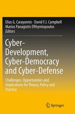 Couverture de l’ouvrage Cyber-Development, Cyber-Democracy and Cyber-Defense