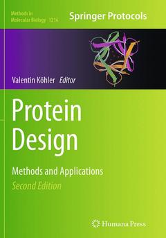 Couverture de l’ouvrage Protein Design