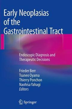 Cover of the book Early Neoplasias of the Gastrointestinal Tract