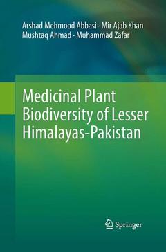 Couverture de l’ouvrage Medicinal Plant Biodiversity of Lesser Himalayas-Pakistan