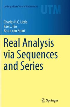 Couverture de l’ouvrage Real Analysis via Sequences and Series