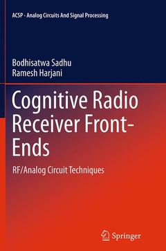 Couverture de l’ouvrage Cognitive Radio Receiver Front-Ends