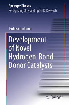 Couverture de l’ouvrage Development of Novel Hydrogen-Bond Donor Catalysts