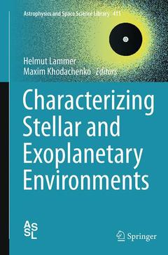 Couverture de l’ouvrage Characterizing Stellar and Exoplanetary Environments