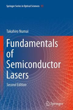 Couverture de l’ouvrage Fundamentals of Semiconductor Lasers