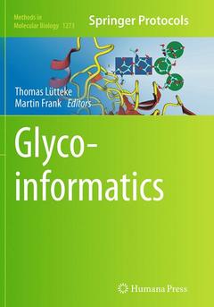 Couverture de l’ouvrage Glycoinformatics