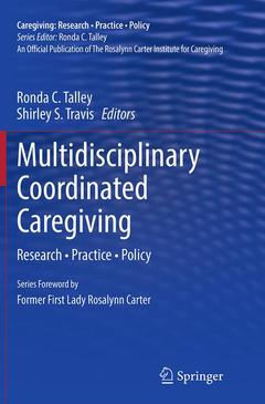 Couverture de l’ouvrage Multidisciplinary Coordinated Caregiving