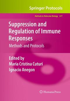 Couverture de l’ouvrage Suppression and Regulation of Immune Responses
