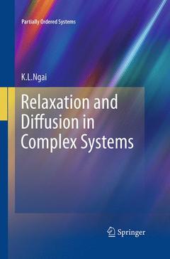 Couverture de l’ouvrage Relaxation and Diffusion in Complex Systems