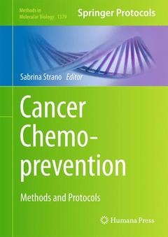 Couverture de l’ouvrage Cancer Chemoprevention