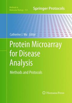 Couverture de l’ouvrage Protein Microarray for Disease Analysis