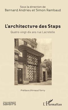 Couverture de l’ouvrage L'Architecture des Staps