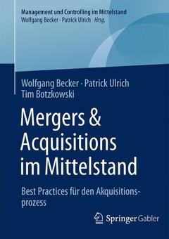 Couverture de l’ouvrage Mergers & Acquisitions im Mittelstand