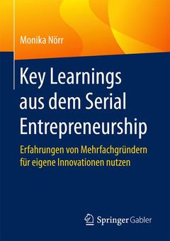 Couverture de l’ouvrage Key Learnings aus dem Serial Entrepreneurship