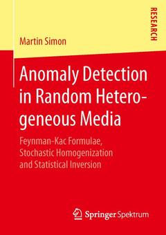 Couverture de l’ouvrage Anomaly Detection in Random Heterogeneous Media