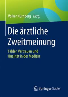 Cover of the book Die ärztliche Zweitmeinung